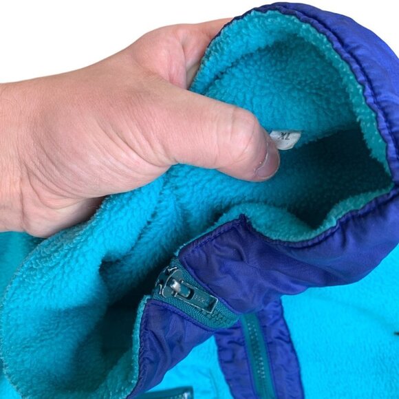 VINTAGE Patagonia Fleece Synchilla Half Zip Sweater XL - Picture 4 of 11